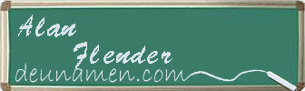 Alan Flender Visitenkarte